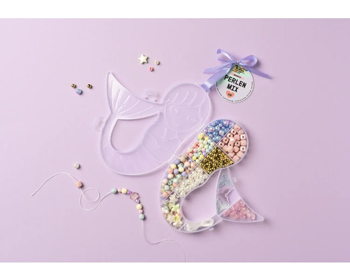 Set de mărgele sirenă cu accesorii pentru fabricarea de bijuterii