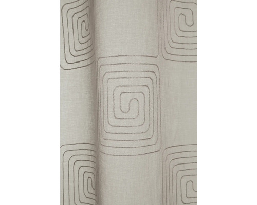 Perdea cu model labirint pătrat