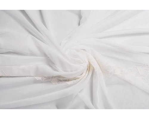 Material decorativ din voal cu bordură