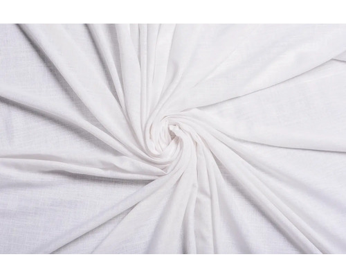 Țesătură decorativă albă cu pliuri