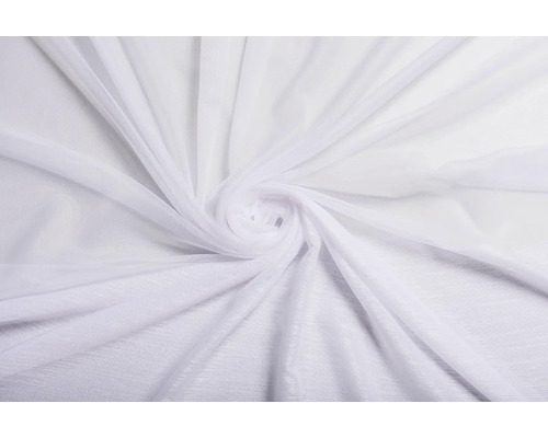 Țesătură albă pentru perdele cu pliuri