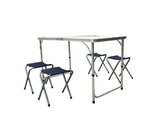 Masa de camping cu patru scaune