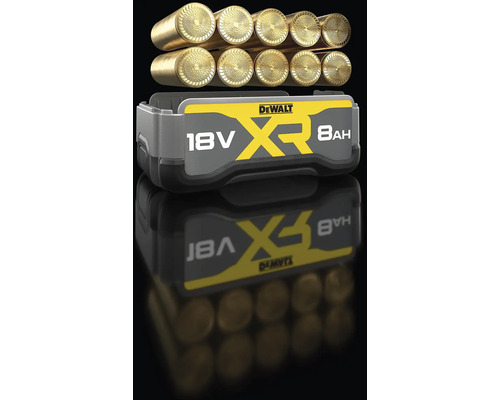 Sigla DeWalt Baterie de 18 volți XR de 8 amperi-oră