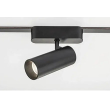 Spot LED negru pe șină