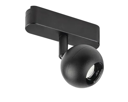 Spot LED negru pentru montaj pe șină