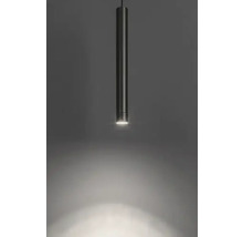 Lumină suspendată cilindrică din metal cu con de lumină