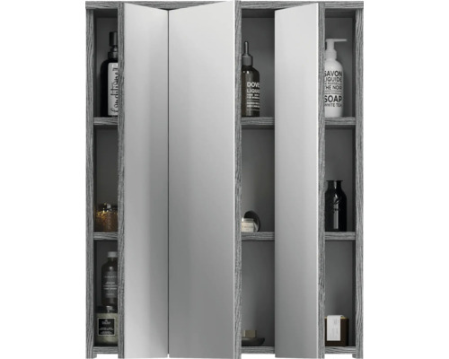 Dulap cu oglindă cu mai multe rafturi pentru depozitarea articolelor de baie