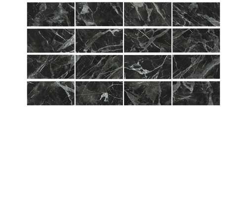 Aranjament de plăci ceramice cu aspect de marmură