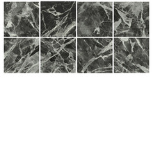Faianță decorativă rectificată MIRAVA LUCCA Nero lucios 120x120 cm