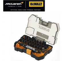 Set de biți DeWalt cu suport într-o cutie deschisă