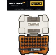 Set de biți DeWalt cu carcasă transparentă deschisă