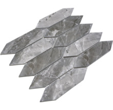 Mozaic piscină ceramic CIM LHX GSD gri 27,55x31,3 cm