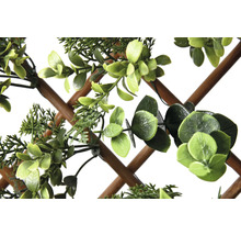 Imitație gard viu/ paravan cu frunze Bambus 90x180 cm verde