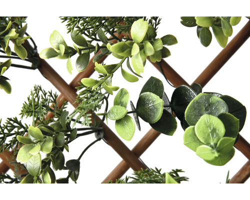 Suport decorativ pentru plante cățărătoare cu plante artificiale pentru amenajarea grădinii