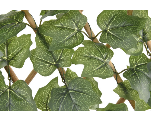 Paravan artificial de iederă cu cadru din lemn