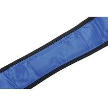 Sac de nisip albastru cu margine neagră