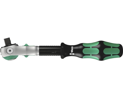 Cheie cu clichet reversibil cu logo Wera și cap tubular