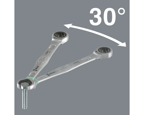 Cheie fixă Wera Joker 6000 cu rază de mișcare de 30 de grade