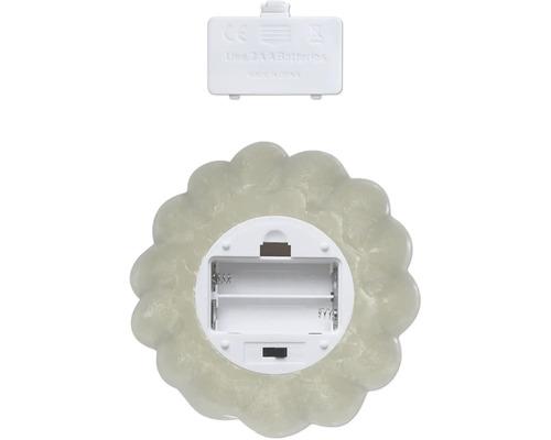 Compartimentul pentru baterii al unei lămpi decorative pentru interior