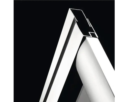 Vizualizare detaliată a profilului cabinei de duș