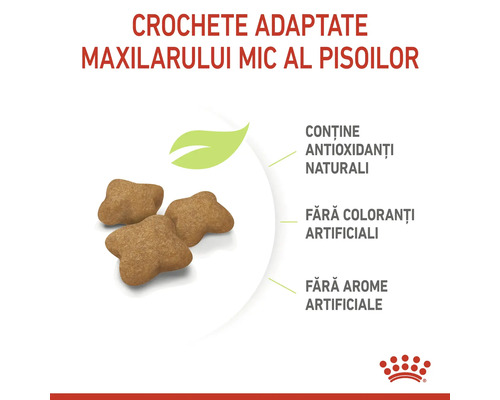 Hrana pentru pisici mici conține antioxidanți naturali, fără coloranți sau arome artificiale.