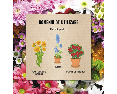 Domeniu de utilizare: Potrivit pentru plante de răsaduri, tufe și plante de interior.