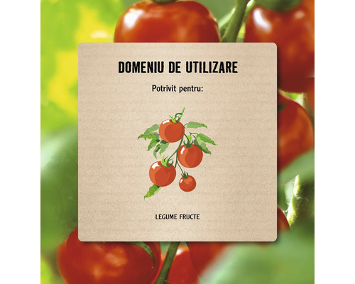 Domeniu de utilizare legume și fructe