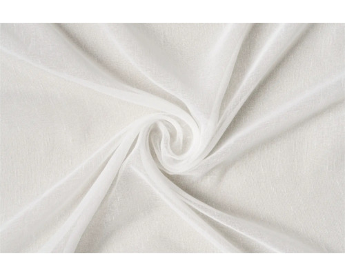 Țesătură decorativă albă, semi-transparentă