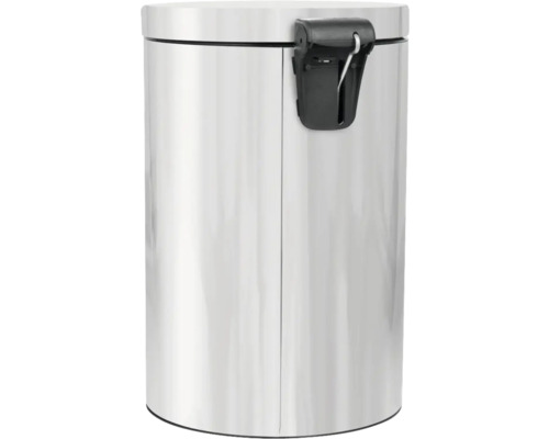 Coș rotund de gunoi cu pedală din oțel inoxidabil