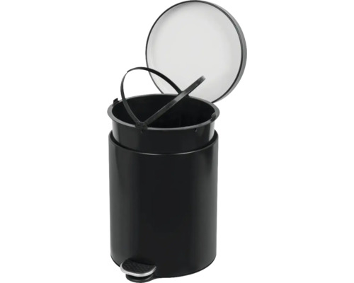 Coș de gunoi cu pedale cu capac deschis