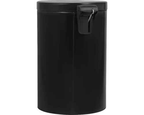 Cutie neagră pentru provizii cu capac și clemă de închidere