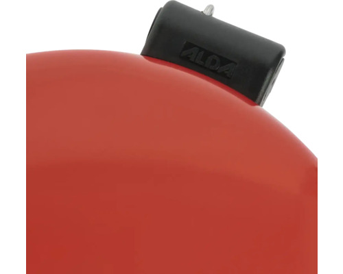 Imagine detaliată a unui capac de acoperiș roșu ALDA