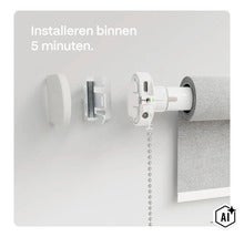 Motor electric pentru rulouri cu acționare prin lanț pentru montare ulterioară cu instalare ușoară în cinci minute (Image AI modified or generated)