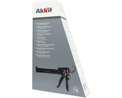 Pistol pentru silicon Akkit Profi în ambalaj
