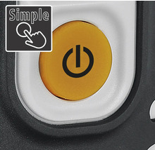 Buton galben de pornire/oprire