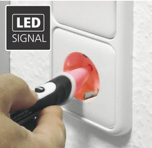 Tester de tensiune cu semnal LED în priză