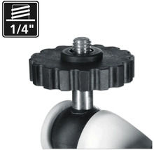 Cap de trepied cu filet de un sfert de țol