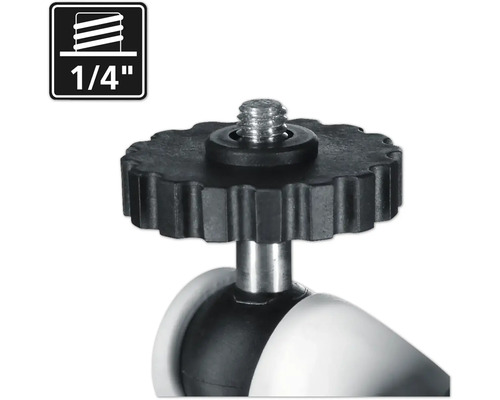 Cap de trepied cu filet de un sfert de țol