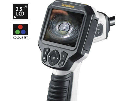 Cameră de inspecție Laserliner cu ecran LCD de 3,5 inchi