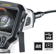 Cameră de inspecție Laserliner cu USB, slot pentru card SD și ieșire video