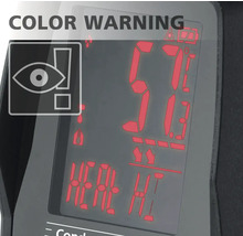 Afișaj al unui aparat de încălzire cu afișaj digital al temperaturii și al stării de funcționare