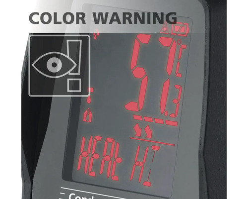 Afișaj al unui aparat de încălzire cu afișaj digital al temperaturii și al stării de funcționare