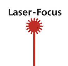 Simbol focalizare laser