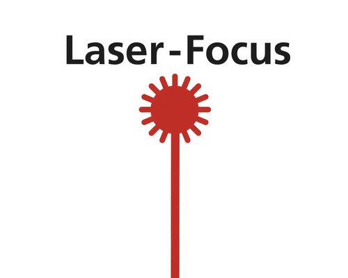 Simbol focalizare laser