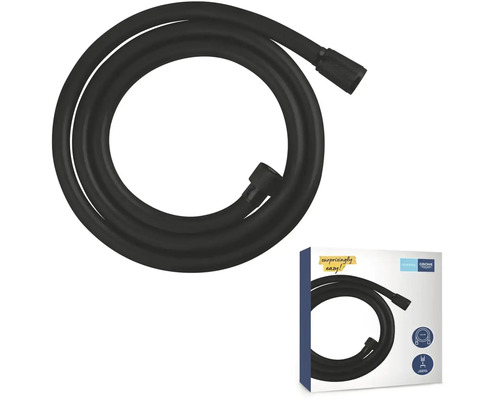 Furtun de duș negru cu ambalaj