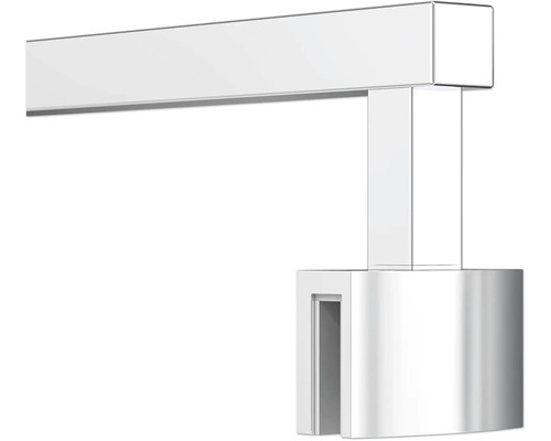 Vizualizare detaliată a unei bare de duș cu suport