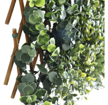 Imitație gard viu/ paravan cu frunze Bambus 90x180 cm verde