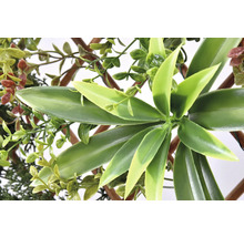 Imitație gard viu/ paravan cu frunze Bambus 90x180 cm verde