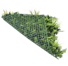 Panou decorativ plante artificiale Fire 38x38 cm