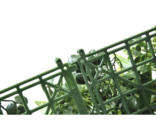 Plantă artificială pe grilaj de plastic pentru decorare